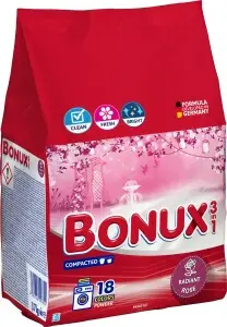 Bonux Radiant Rose prací prášek, 18 dávek